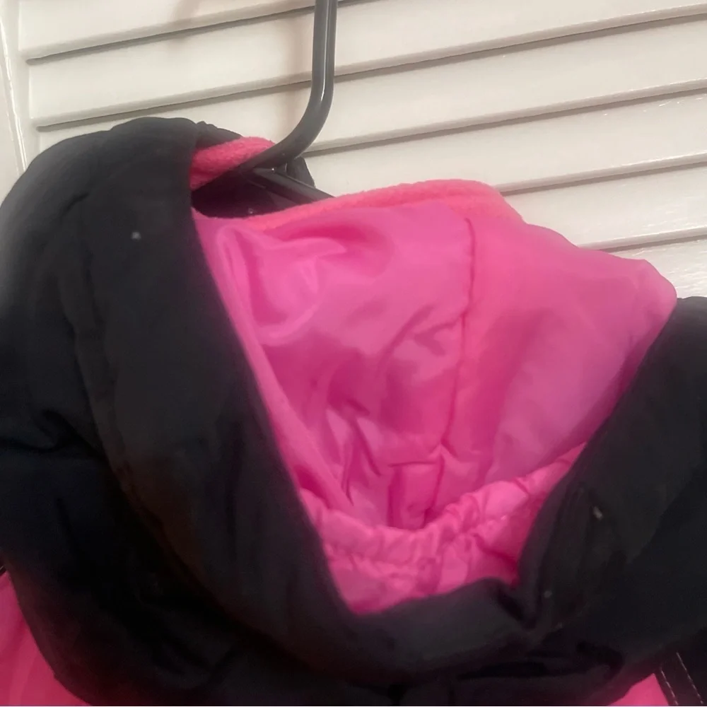 The Children's Place Pink and Cream winter snow 3 in 1 jacket
